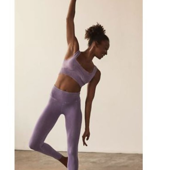 Free People Pants - FP Movement Good Karma Leggings, Purple Dust, XS/S